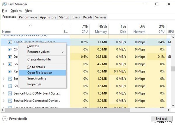 【解決済み】Windows 10/8/7でCsrss.exeのCPU使用率が高くなる原因と対処法