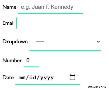 CSSの属性セレクターでフォーム入力欄をスタイリングする方法
