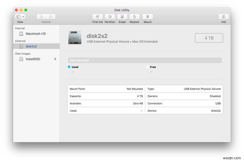 Macが外付けハードドライブを認識しないときの対処方法