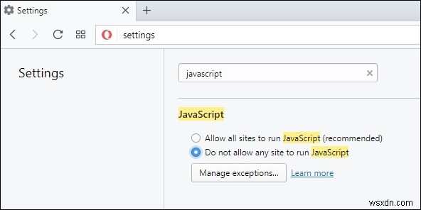 OperaでJavaScriptを無効にする方法【初心者向け手順解説】