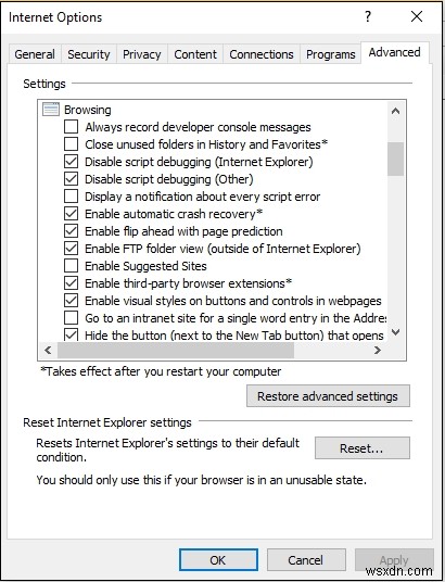 Internet ExplorerでJavaScriptのエラーをデバッグする基本手順