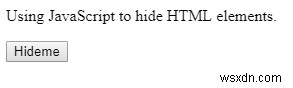 JavaScriptでHTML要素を表示・非表示にする方法