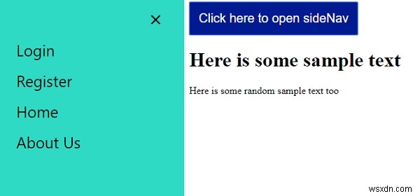 CSSとJavaScriptで作る!左からスライドするオフキャンバスメニューの実装方法