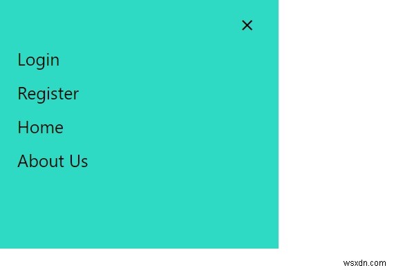 CSSとJavaScriptを使って折りたたみ可能なサイドパネルメニューを実装する方法