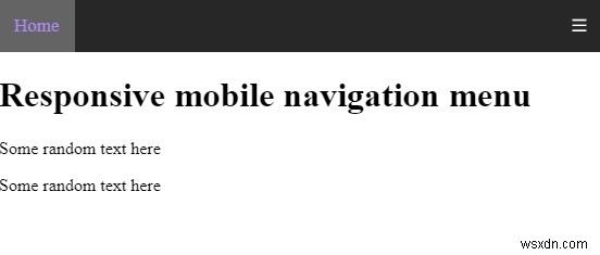 CSSとJavaScriptでスマホ・タブレット対応のトップナビゲーションメニューを作成する方法