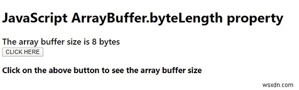 JavaScriptのArrayBuffer.byteLengthプロパティとは?使い方をサンプルコードで解説
