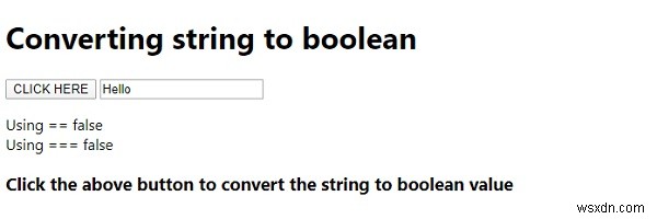 JavaScriptで文字列を真偽値(Boolean)に変換する方法