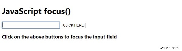 JavaScriptのfocus()メソッドとは？使い方とサンプルコードを解説