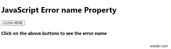 JavaScriptのErrorオブジェクト「name」プロパティの使い方と実例