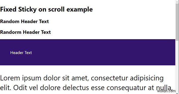 CSSとJavaScriptでスクロール時に固定されるスティッキーヘッダーを実装する方法