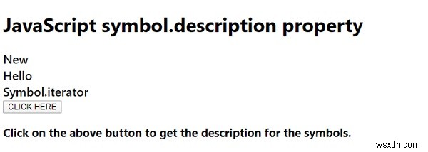 JavaScriptのsymbol.descriptionプロパティとは?使い方と実行例を解説
