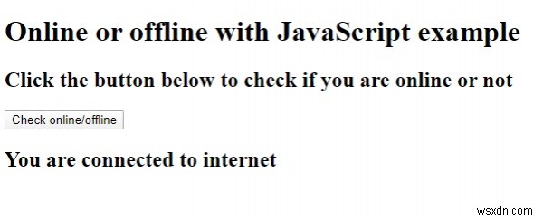 JavaScriptでブラウザのオンライン・オフライン状態を検出する方法
