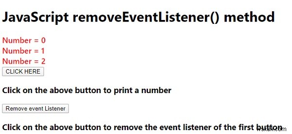 JavaScriptのremoveEventListener()メソッドの使い方とサンプルコード解説