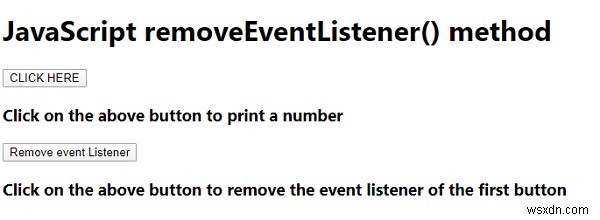 JavaScriptのremoveEventListener()メソッドの使い方とサンプルコード解説