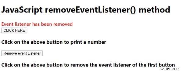 JavaScriptのremoveEventListener()メソッドの使い方とサンプルコード解説