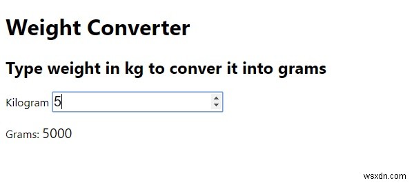 HTMLとJavaScriptで作る重量コンバーター:kgをgに変換する方法