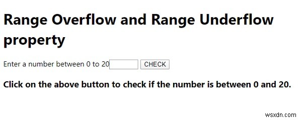 JavaScriptの範囲オーバーフロー・範囲アンダーフロー(rangeOverflow/rangeUnderflow)プロパティの使い方