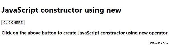 new演算子を使ってJavaScriptコンストラクタを作成する方法