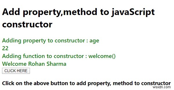 JavaScriptのコンストラクターにプロパティやメソッドを追加する方法