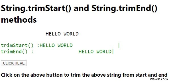 JavaScriptのString.trimStart()とString.trimEnd()メソッドの使い方を解説
