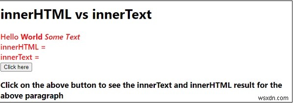 JavaScriptのinnerHTMLとinnerTextの違いとは?実例コードでわかりやすく解説