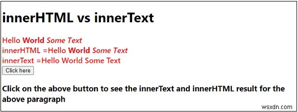 JavaScriptのinnerHTMLとinnerTextの違いとは?実例コードでわかりやすく解説