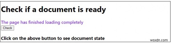 JavaScriptでドキュメントの読み込み状態（readyState）を確認する方法