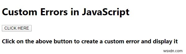 JavaScriptでカスタムエラーを作成する方法【サンプルコード付き】