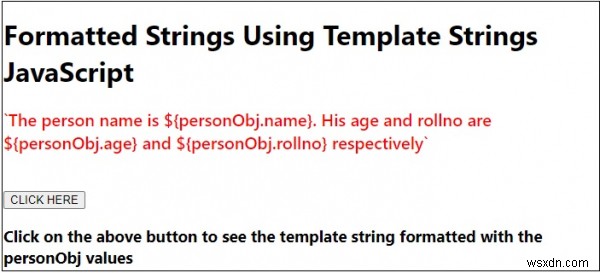 JavaScriptのテンプレート文字列を使ってフォーマット済み文字列を作成する方法