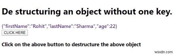 JavaScriptで特定のキーを除外してオブジェクトを分割代入する方法