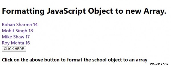 JavaScriptでオブジェクトを新しい配列に変換する方法