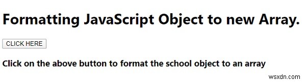 JavaScriptでオブジェクトを新しい配列に変換する方法