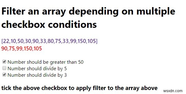 【JavaScript】複数のチェックボックスの条件に応じて配列をフィルタリングする方法