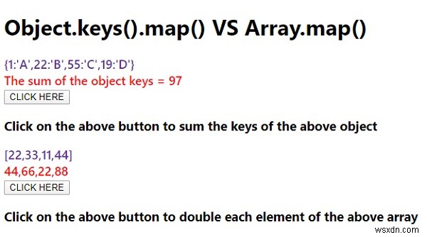 JavaScriptのObject.keys().map()とArray.map()の違いを徹底解説