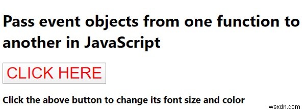 JavaScriptである関数から別の関数へイベントオブジェクトを渡す方法