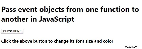 JavaScriptである関数から別の関数へイベントオブジェクトを渡す方法