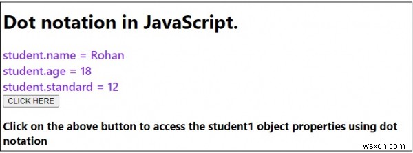 JavaScriptのドット記法(ドット表記)でオブジェクトのプロパティにアクセスする方法