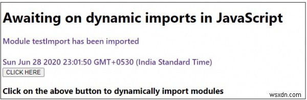 JavaScriptで動的インポート（dynamic import）をawaitする方法