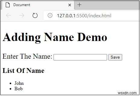 JavaScriptでUL(順序なしリスト)に改行付きで項目を追加する方法