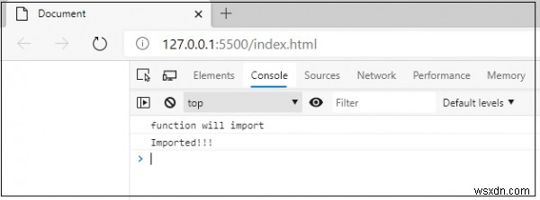 HTMLファイルからJavaScriptモジュールの関数が見つからない原因と解決方法