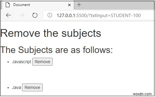 JavaScriptでボタンクリック時にli要素を削除する方法