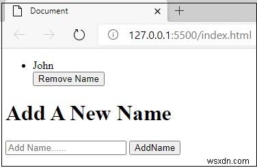 JavaScriptでボタンクリック時に名前を追加・削除する方法をわかりやすく解説