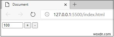 JavaScriptでinput type=numberの値を増減させる＋／−ボタンを実装する方法