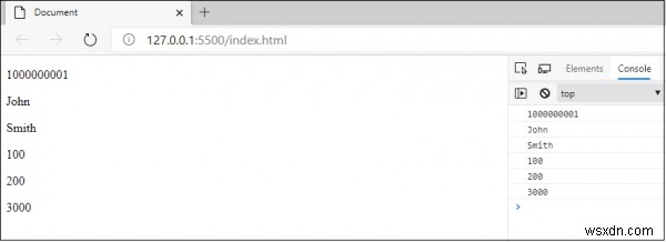 JavaScript(D3.js)を使ってWebページのpタグに配列のすべての値を表示する方法