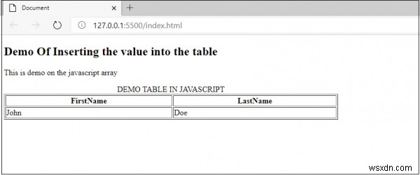 JavaScriptでテーブルにNULL値が挿入されるのを防ぐ方法
