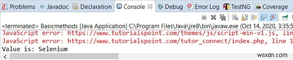 SeleniumでJavaScriptコードの戻り値を取得する方法