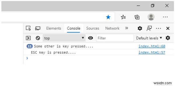 JavaScriptでESCキーの押下イベントを検出・処理する方法