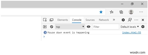 【JavaScript】マウスをクリックした瞬間（mousedown）にイベントを即座に発火させる方法