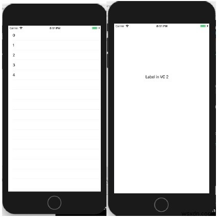 SwiftでUITableViewCellからViewControllerへセグエをプッシュする方法