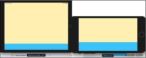【Xcode】Auto Layoutの制約を使ってiOSで画面下部にビューを配置する方法